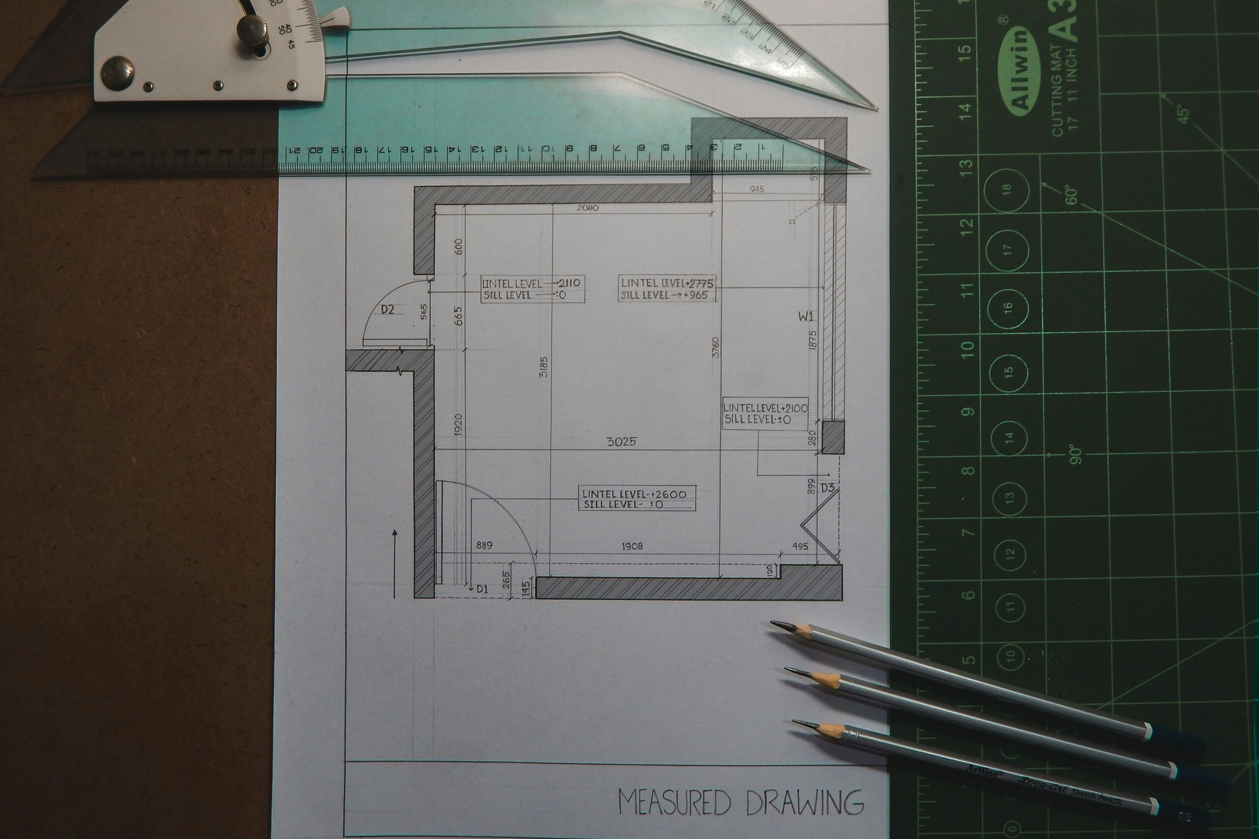 plan 2D - aménagement