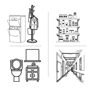 Plan Décoration Intérieure 3D - Petites Pièces