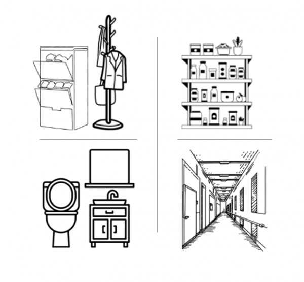 Plan Décoration Intérieure 3D - Petites Pièces